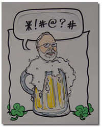 Caricature by Paul Kraml